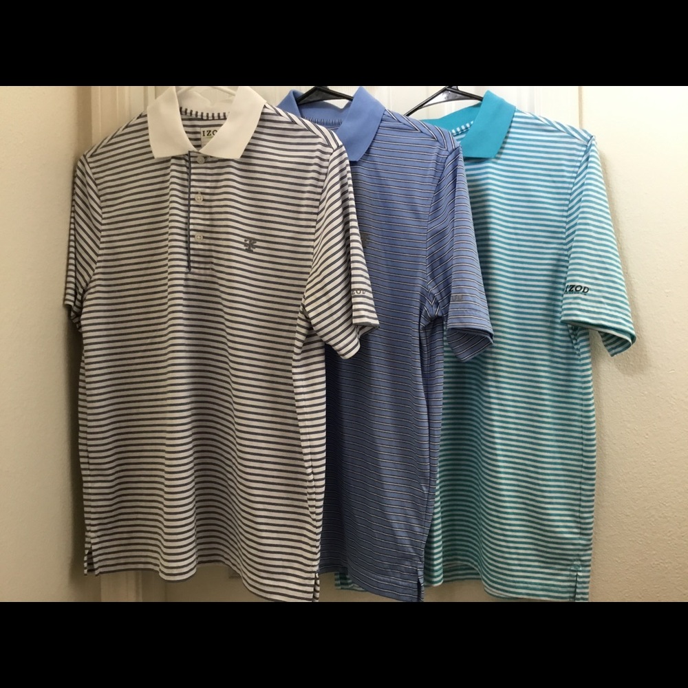 SET of 3 IZOD Men’s GOLF Shirts